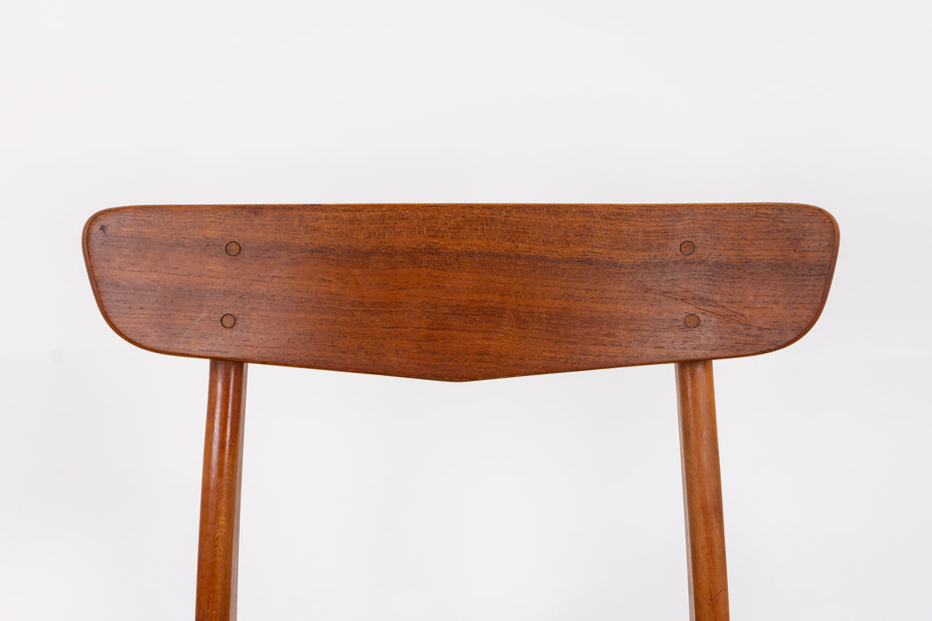 6 Danish Modern Teak Dining Chairs - (327-094)