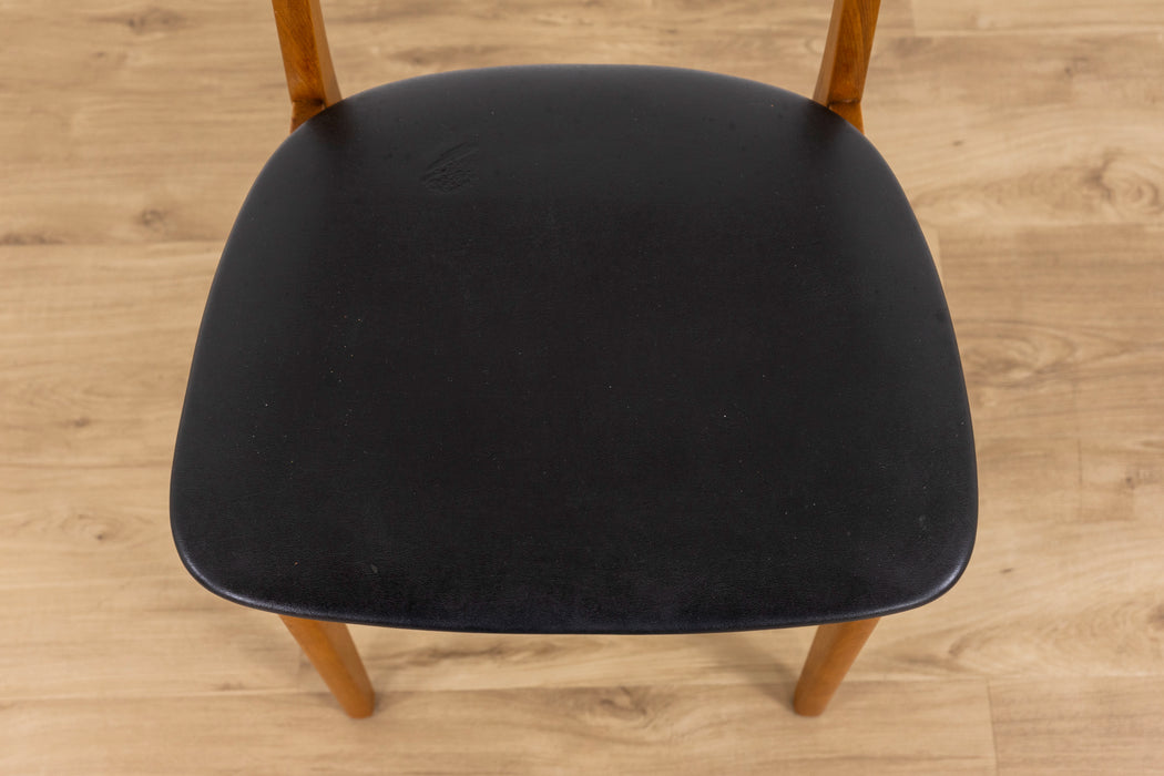 6 Danish Mid-Century Teak & Beech Dining Chairs - (D1499)