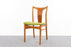 6 Danish Modern Teak & Oak Dining Chairs - (327-144)