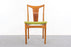 6 Danish Modern Teak & Oak Dining Chairs - (327-144)