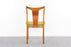 6 Danish Modern Teak & Oak Dining Chairs - (327-144)