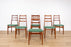 6 Danish Modern Teak Dining Chairs - (D1514)