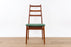 6 Danish Modern Teak Dining Chairs - (D1514)