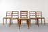 6  Rosewood Mid-Century Dining Chairs - (320-036)