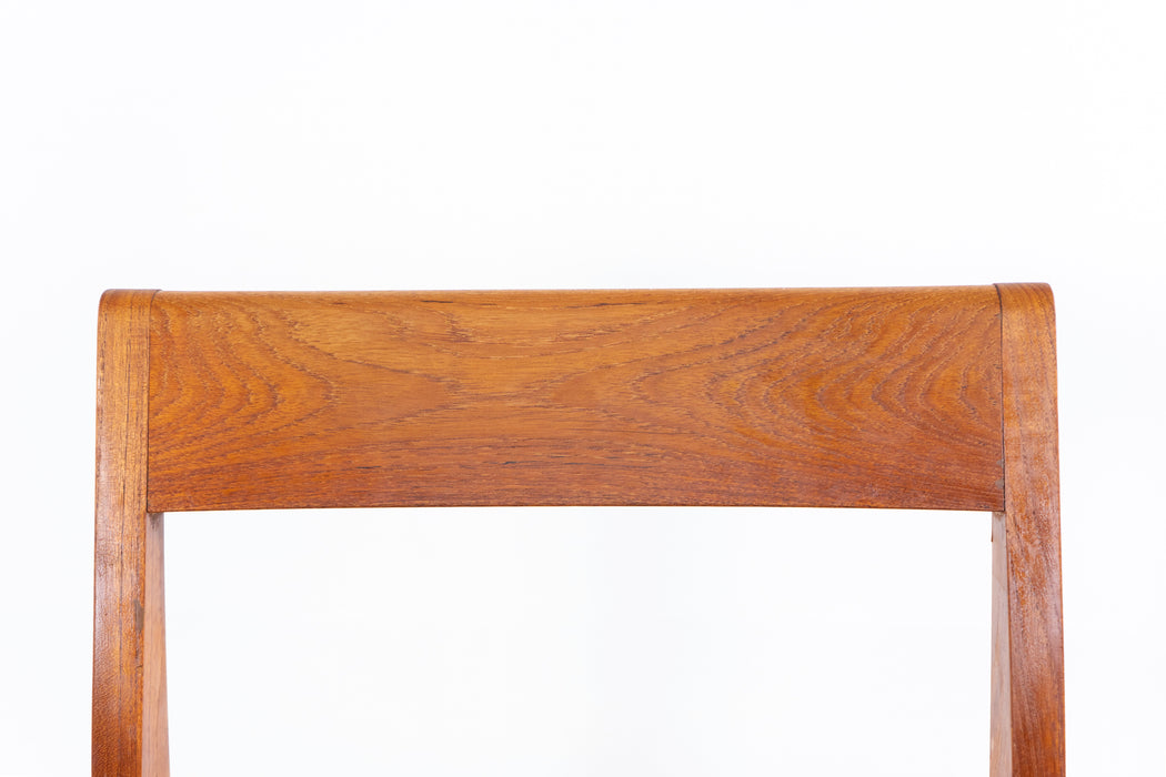 6 Danish Mid-Century Teak Dining Chairs - (D1480)