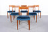 6 Danish Mid-Century Teak Dining Chairs - (D1480)