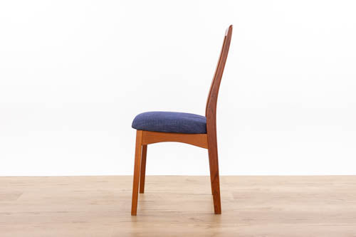 6 Mid-Century Modern Teak Dining Chairs - (D1602)