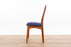 6 Mid-Century Modern Teak Dining Chairs - (D1602)