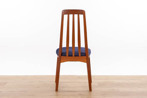 6 Mid-Century Modern Teak Dining Chairs - (D1602)