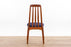 6 Mid-Century Modern Teak Dining Chairs - (D1602)