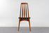 6 Teak Eva Dining Chairs by Niels Kofoed  - (D1134)