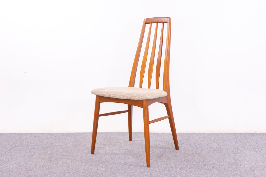 8 Teak Eva Dining Chairs by Niels Kofoed - (326-145)