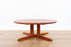 Danish Mid-Century Solid Teak Round Coffee Table by Drylund - (D1537)