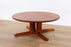 Danish Mid-Century Solid Teak Round Coffee Table by Drylund - (D1537)