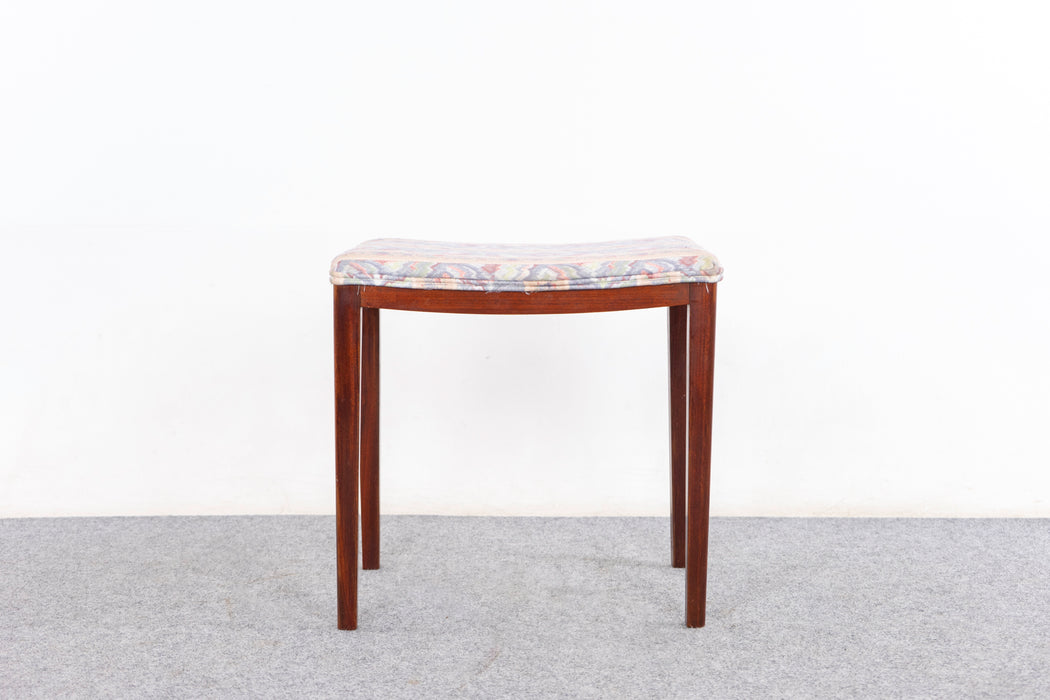 Danish Modern Mahogany Stool by Illums Bolighus - (D1396)