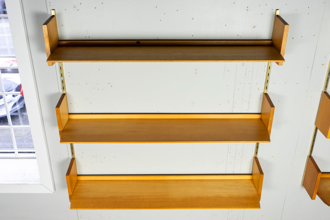 German Mid-Century Beech Wall Unit by WK Möbel  - (327-013.1)