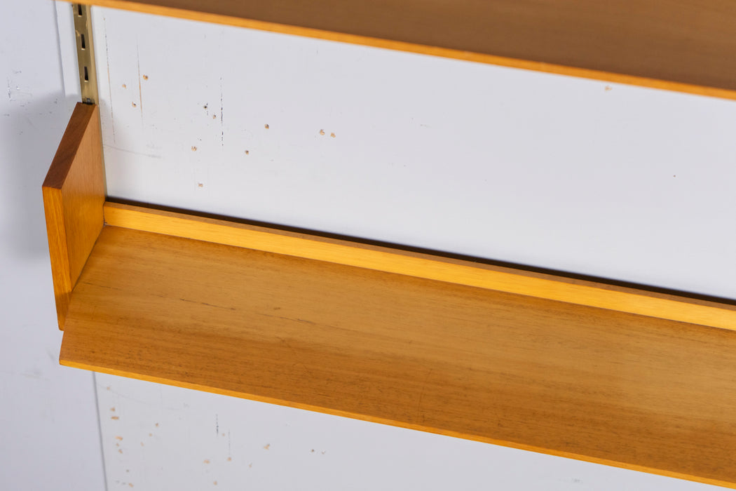German Mid-Century Beech Wall Unit by WK Möbel  - (327-013.1)