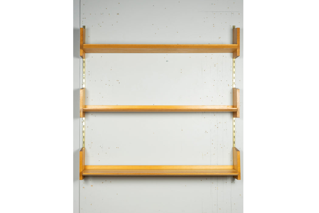 German Mid-Century Beech Wall Unit by WK Möbel  - (327-013.1)
