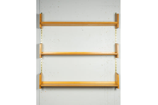 German Mid-Century Beech Wall Unit by WK Möbel  - (327-013.1)