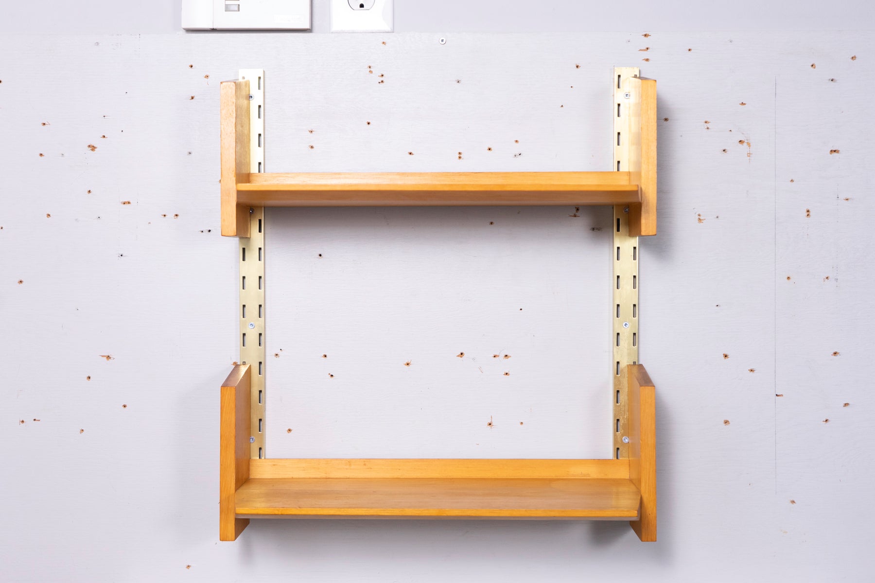 German Mid-Century Beech Wall Unit by WK Möbel  - (327-013.4)