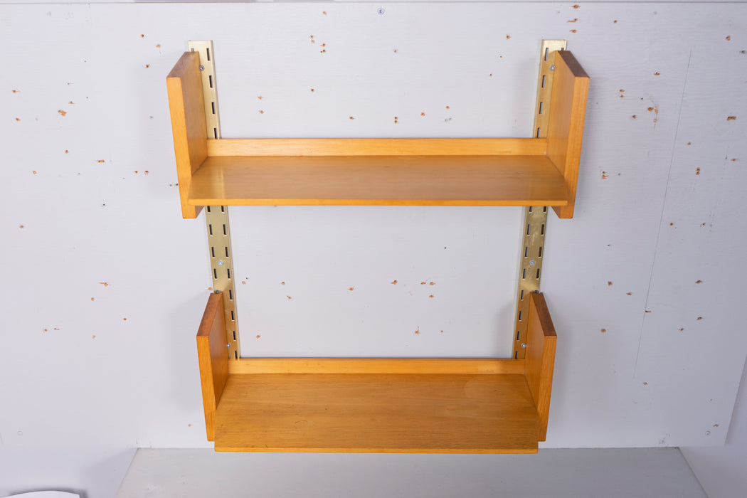 German Mid-Century Beech Wall Unit by WK Möbel  - (327-013.4)