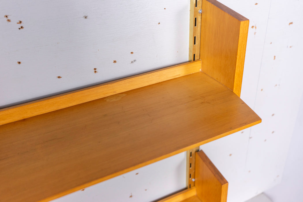 German Mid-Century Beech Wall Unit by WK Möbel  - (327-013.4)