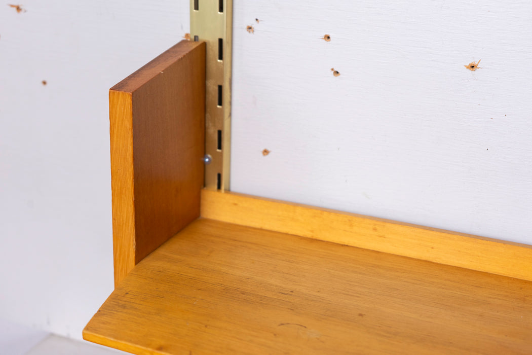 German Mid-Century Beech Wall Unit by WK Möbel  - (327-013.4)