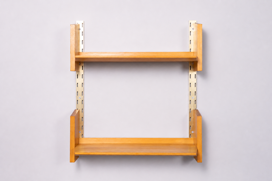 German Mid-Century Beech Wall Unit by WK Möbel  - (327-013.4)