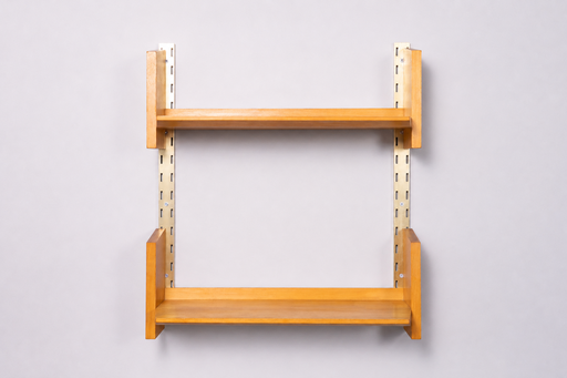 German Mid-Century Beech Wall Unit by WK Möbel  - (327-013.4)