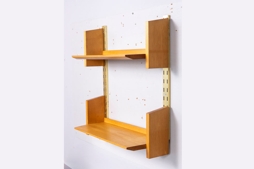 German Mid-Century Beech Wall Unit by WK Möbel  - (327-013.4)