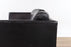 Danish Modern Black Leather Sofa - (327-146)