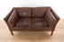 Danish Mid-Century Leather Loveseat by Stouby - (D1559)