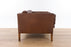 Danish Mid-Century Leather Loveseat by Stouby - (D1559)