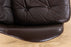 Danish Modern Leather Swivel Chair - (326-079)