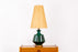 Mid-Century Modern Green Ceramic Table Lamp - (D1633)