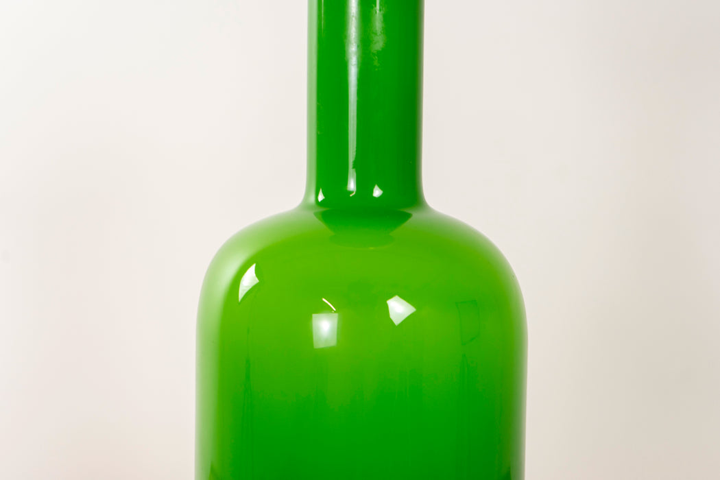 Glass Danish Art Vase by Holmegaard - (D1192.1)