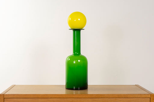 Glass Danish Art Vase by Holmegaard - (D1192.1)