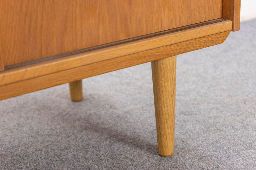 Danish Modern Oak Cabinet - (327-183)