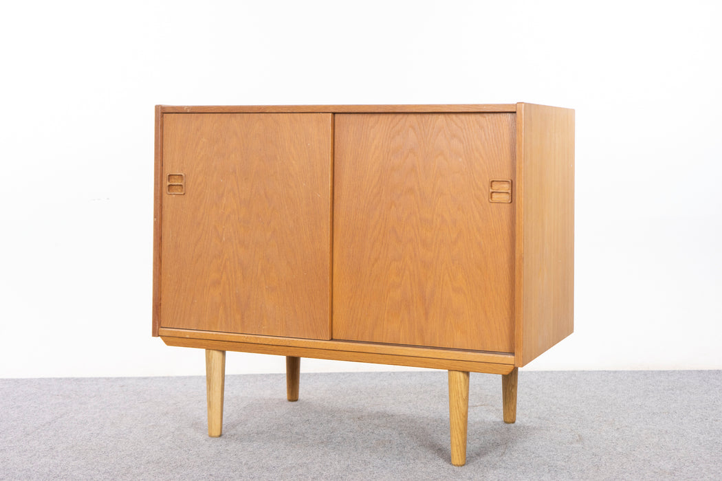 Danish Modern Oak Cabinet - (327-183)
