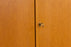 Danish Modern Oak Wardrobe Cabinet - (327-058)
