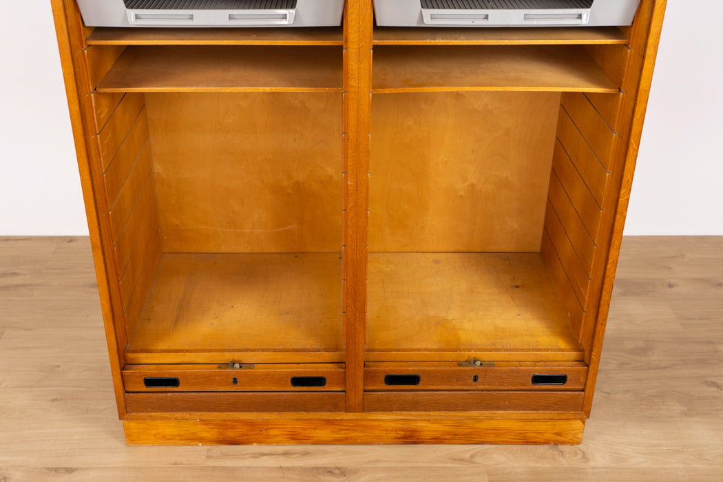Danish Mid-Century Oak File Cabinet - (325-156)