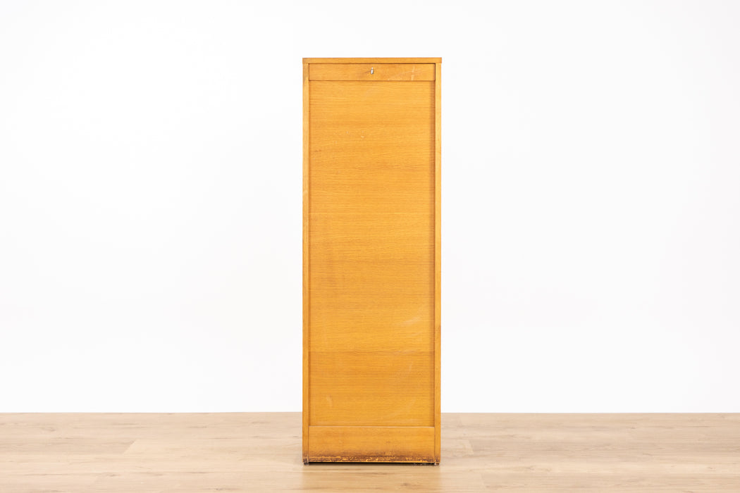 Danish Modern Oak File Cabinet - (327-101)