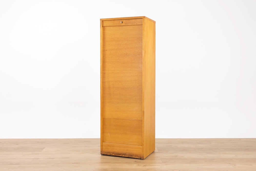 Danish Modern Oak File Cabinet - (327-101)