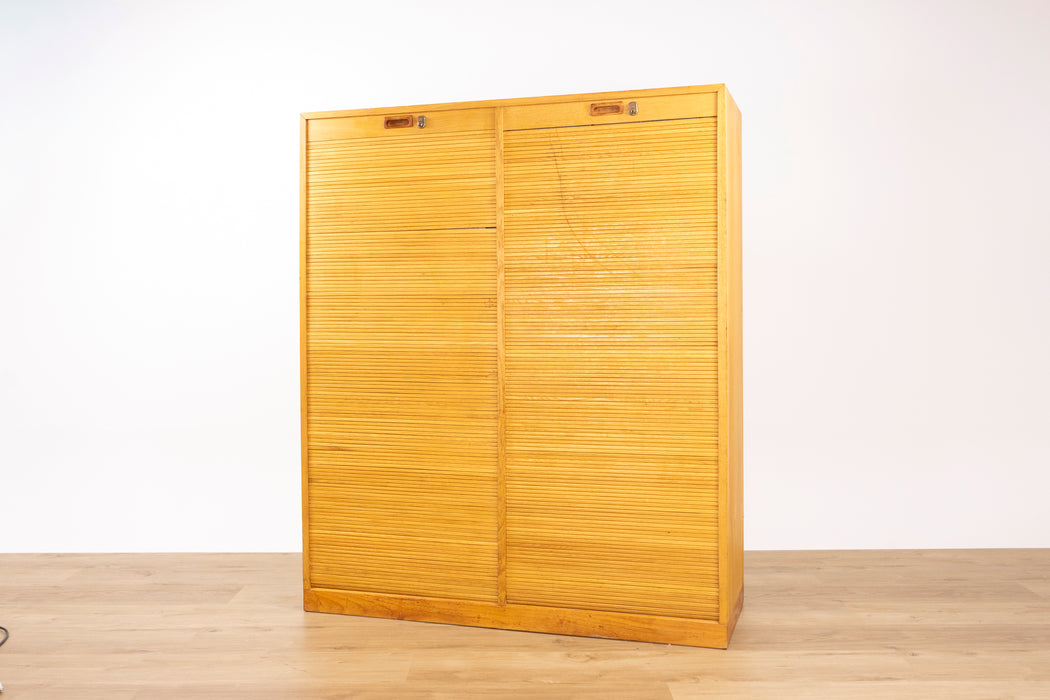 Danish Modern Oak File Cabinet - (327-103)