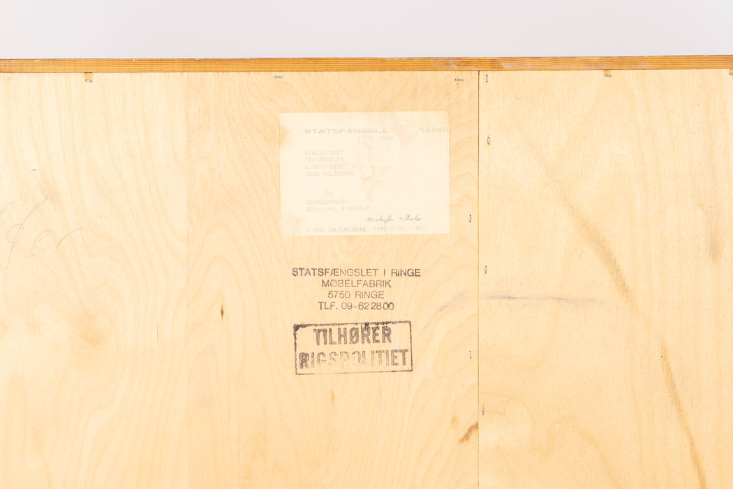 Danish Modern Oak File Cabinet - (327-103)