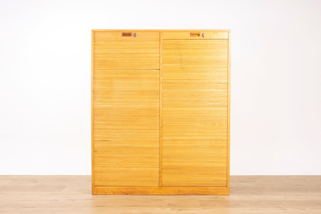 Danish Modern Oak File Cabinet - (327-103)