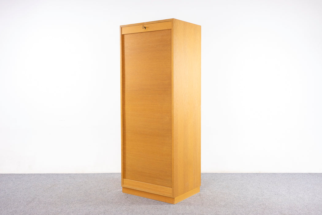 Danish Modern Oak File Cabinet - (327-105)