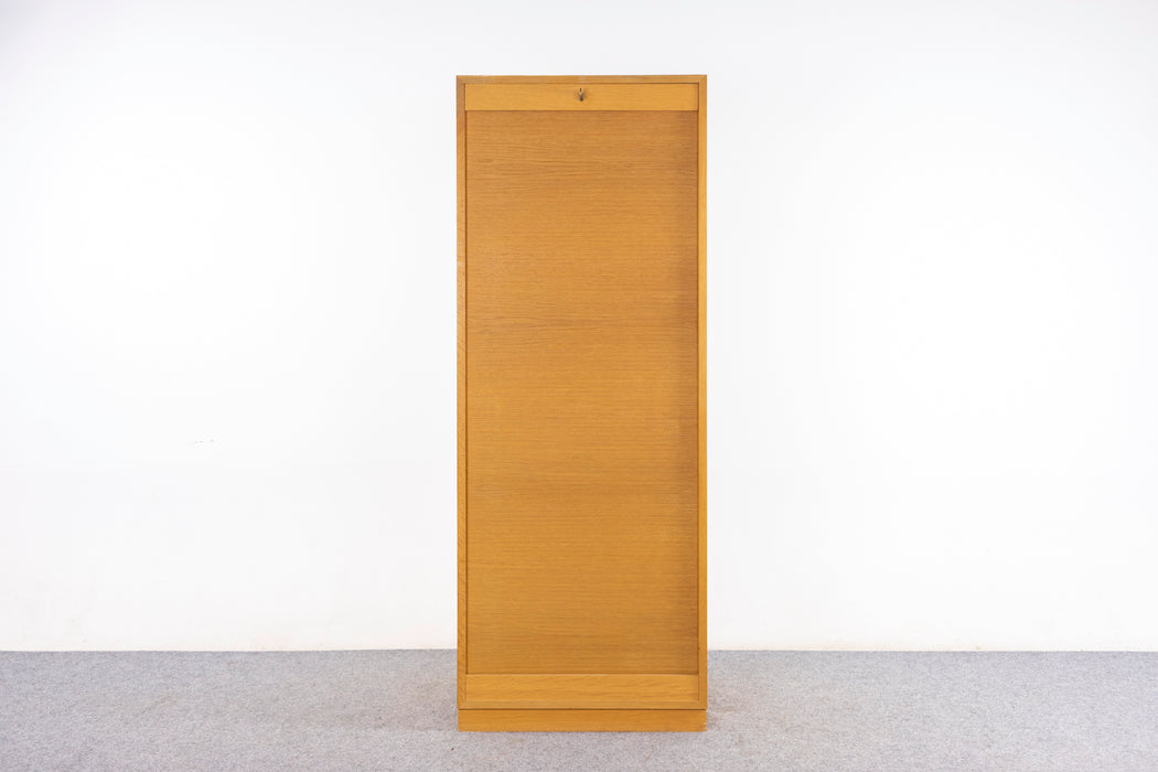 Danish Modern Oak File Cabinet - (327-105)