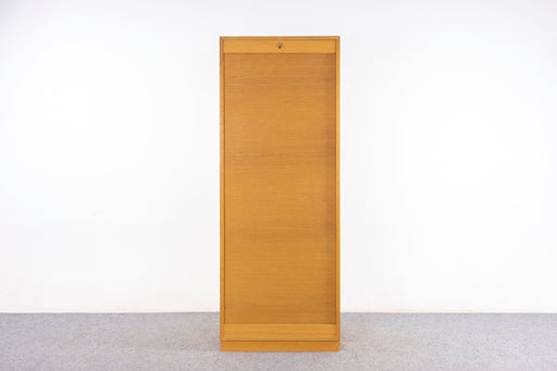 Danish Modern Oak File Cabinet - (327-105)