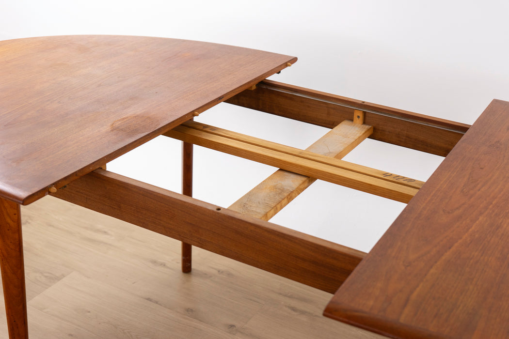 Danish Modern Teak Dining Table - (D1573)